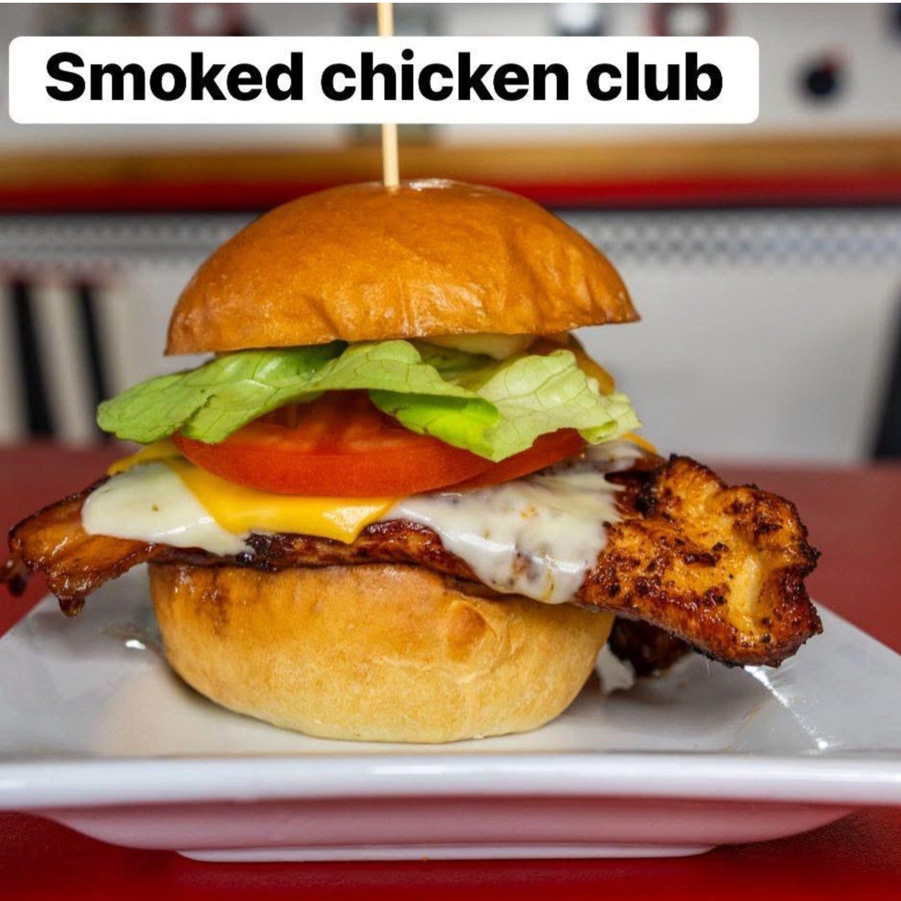 Smoked Chicken Sandwich.
