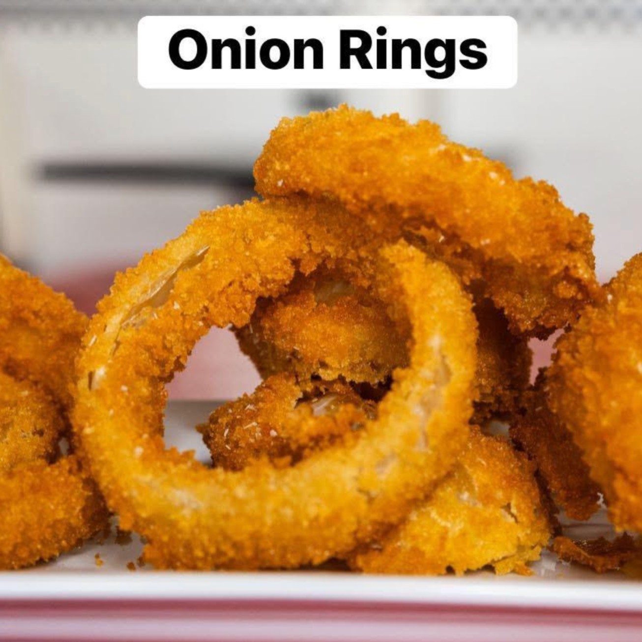 Beer Battered Onion Rings.